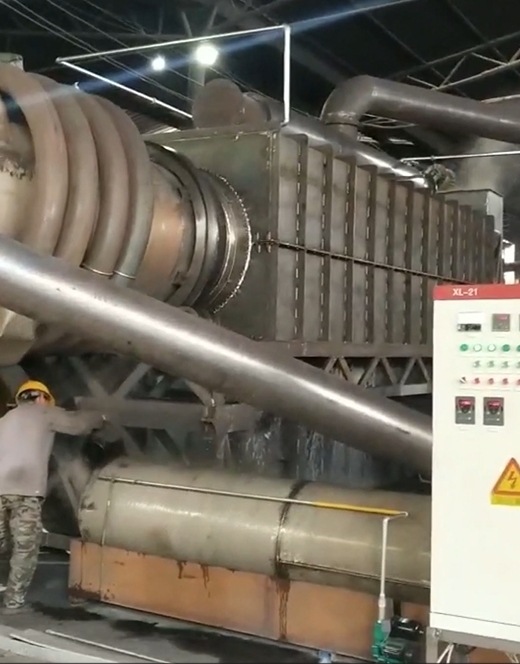 稻殼炭化設備在江蘇試機告捷,成功點燃綠色生產(chǎn)